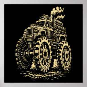 Apocalypse Monster Truck Adventure Poster