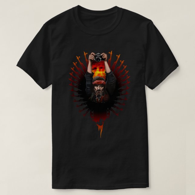 Apocalypse now - Dennis Hopper Sticker T-Shirt (Design Front)