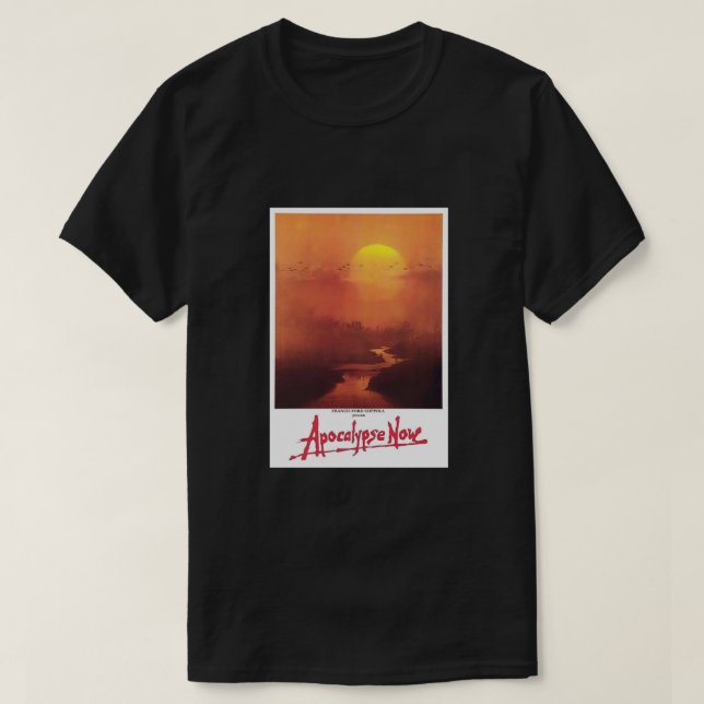 APOCALYPSE NOW. Movie, Film, OLD Poster. ON WHITE. T-Shirt (Design Front)