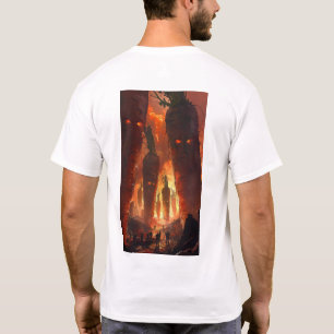 Apocalyptic Dark Landscape Camo Print T-Shirt