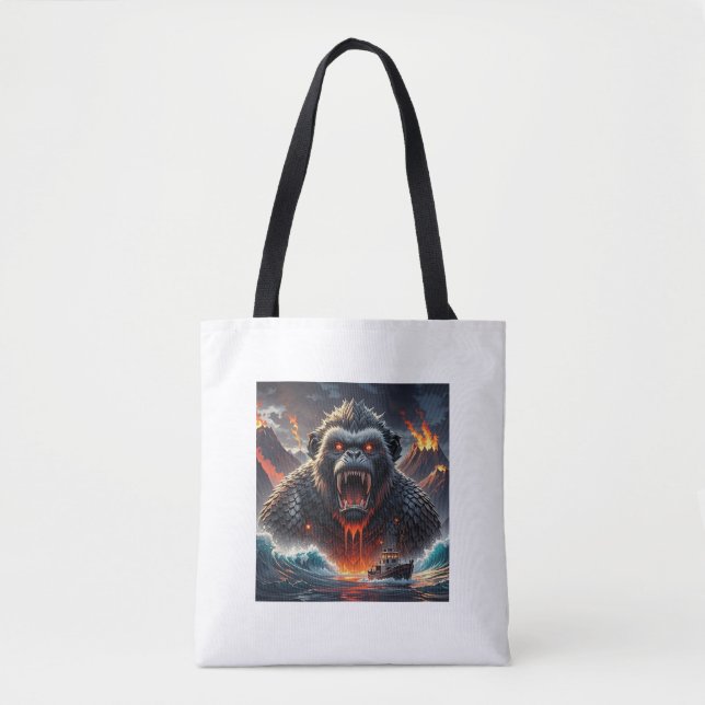 Apocalyptic Lava Beast Tote Bag (Front)