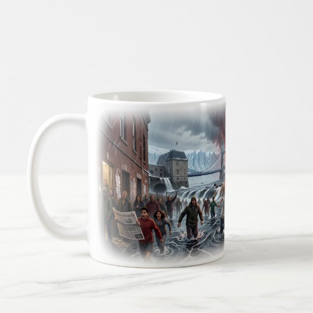 Apocalyptic London Storm Vision Scene Mug (Left)