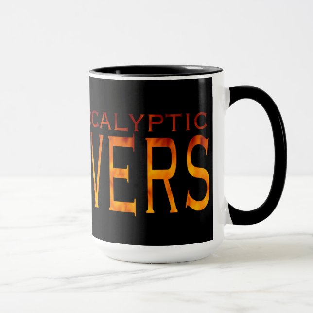 Apocalyptic Lovers - Flame Logo Killer Mug! Mug (Right)