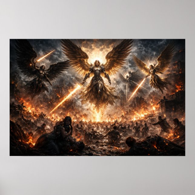 Apocalyptic Wrath of Archangels Poster (Front)
