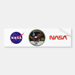 Apollo 11: 40th Anniversary Logo Bumper Sticker