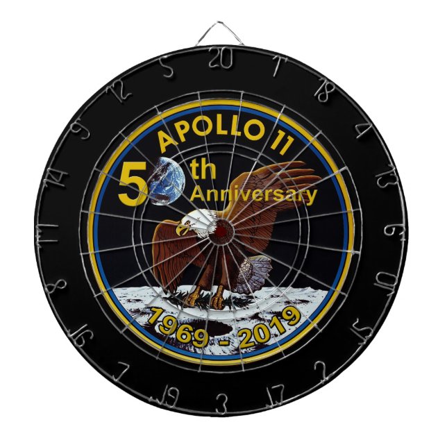 Apollo 11 50th Anniversary Dartboard (Front)