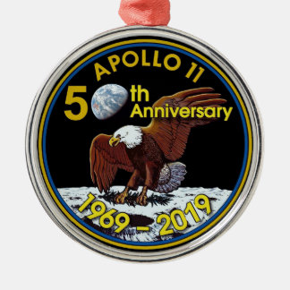 Apollo 11 50th Anniversary Metal Ornament