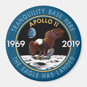 Apollo 11 50th Anniversary Mission Patch Insignia Magnet