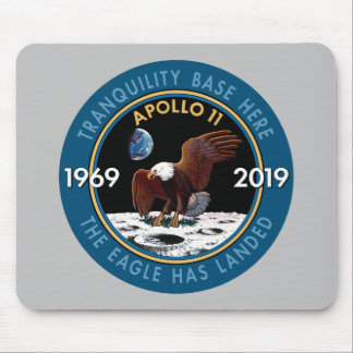 Apollo 11 50th Anniversary Mission Patch Insignia Mouse Pad