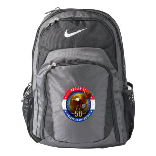Apollo 11 50th Anniversary Patriotic Moon Eagle - Backpack