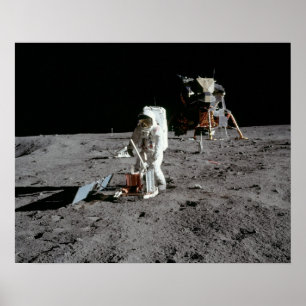 Apollo 11 Astronaut & Lunar Module "Eagle" Poster