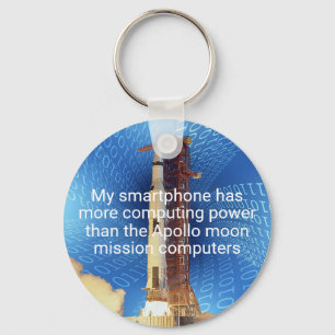 Apollo 11 Computing Power Key Ring