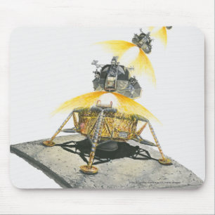 Apollo 11 Eagle module taking off from the Moon Mouse Pad