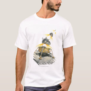 Apollo 11 Eagle module taking off from the Moon T-Shirt