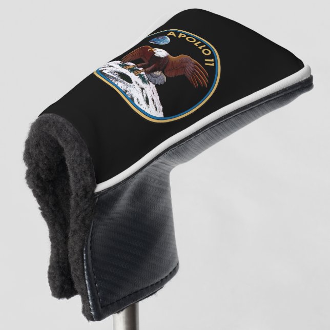 Apollo 11 insignia golf head cover (3/4 Front)