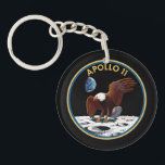 Apollo 11 insignia key ring<br><div class="desc">Apollo 11 insignia. Great gifts for astronomers,  gifts for astronauts and gifts for space fans!</div>