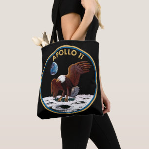 Apollo 11 insignia tote bag