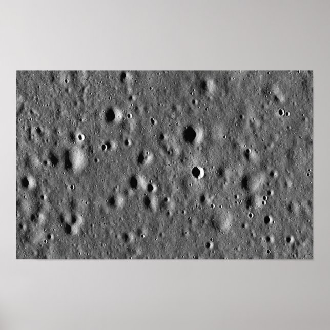 Apollo 11 landing site poster (Front)