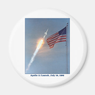 Apollo 11 Launch July 16, 1969 Magnet