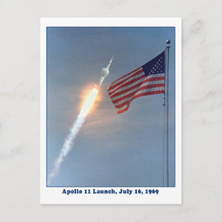 Apollo 11 Launch July 16, 1969 Postcard