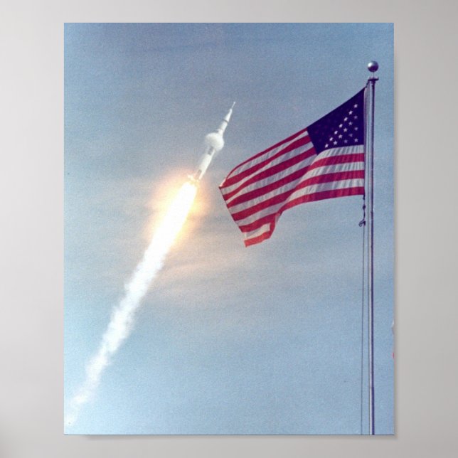 Apollo 11 Launch Poster (Front)