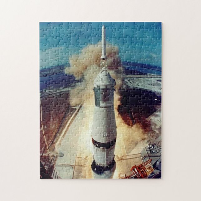 Apollo 11 Lift Off Jigsaw Puzzle (Vertical)