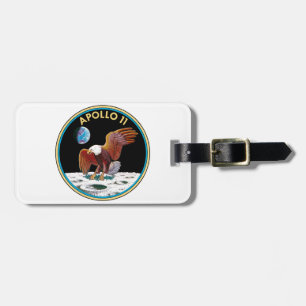 Apollo 11 luggage tag