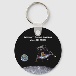 Apollo 11 Lunar Landing Key Ring