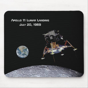 Apollo 11 Lunar Landing Mouse Pad
