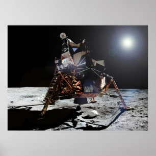 Apollo 11 Lunar Module "Eagle" on the Moon Poster