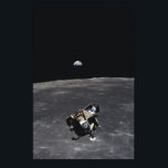 Apollo 11 Lunar Module "Eagle" Poster<br><div class="desc">The Apollo 11 Lunar Module ascent stage, with Astronauts Neil A. Armstrong and Edwin E. Aldrin Jr. aboard, is photographed from the Command and Service Modules (CSM) during rendezvous in lunar orbit. The Lunar Module (LM) was making its docking approach to the CSM. Astronaut Michael Collins remained with the CSM...</div>