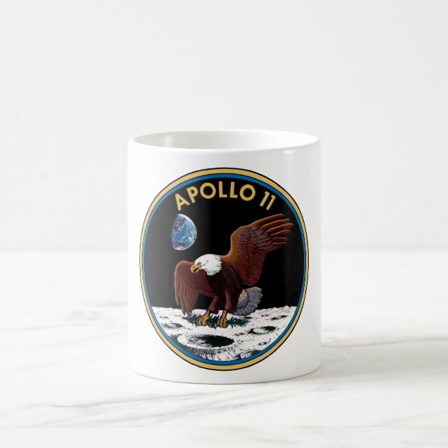 Apollo 11 mission patch mug (Center)