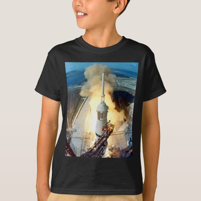 Apollo 11 Moon Landing Launch Kennedy Space Centre T-Shirt (Front)