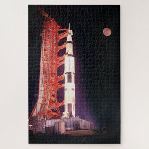 Apollo 11 Saturn V Rocket Jigsaw Puzzle
