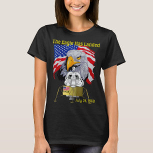 Apollo 11, The Eagle has landed t-shirt. July 24th T-Shirt