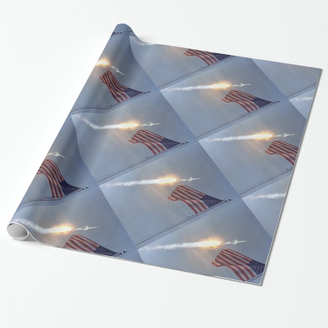 Apollo 11 wrapping paper (Unrolled)