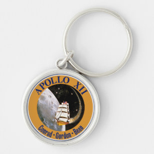 Apollo 12 Mission Patch Logo Key Ring