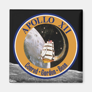 Apollo 12 Mission Patch Logo Magnet