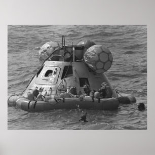 Apollo 12 Splashdown & Recovery Poster