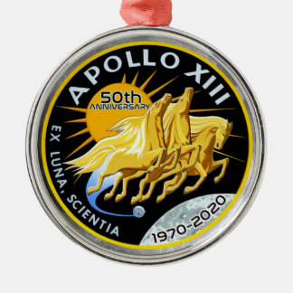 Apollo 13 50th Anniversary 1970 - 2020 Metal Ornament