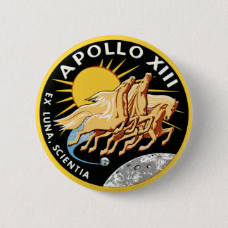 Apollo 13 6 cm round badge