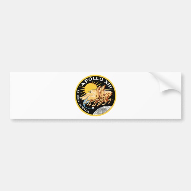 Apollo 13 bumper sticker (Front)