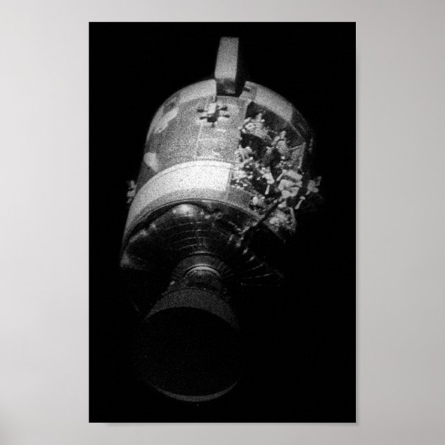 Apollo 13 Damaged Service Module Poster (Front)