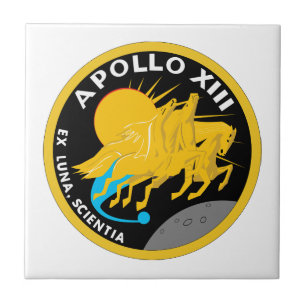 Apollo 13 NASA Mission Patch Logo Tile