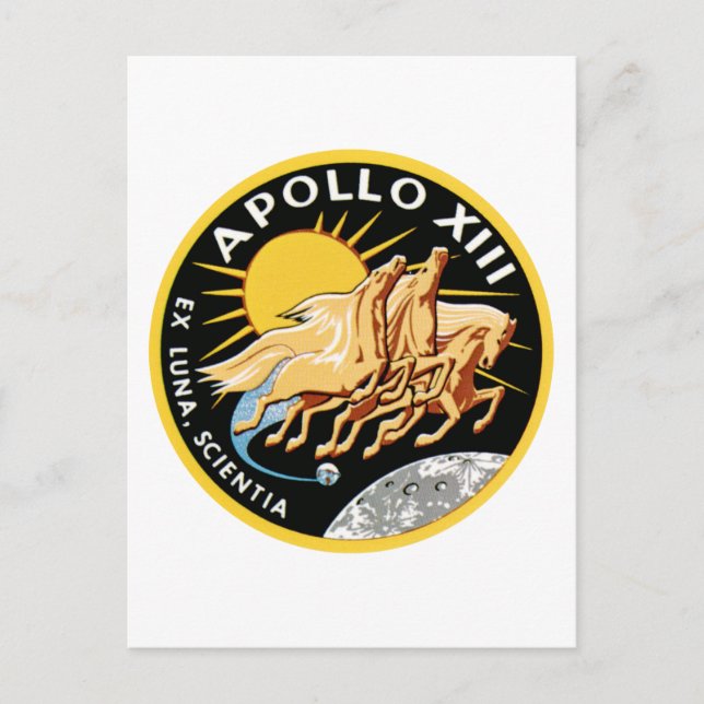 Apollo 13 postcard (Front)