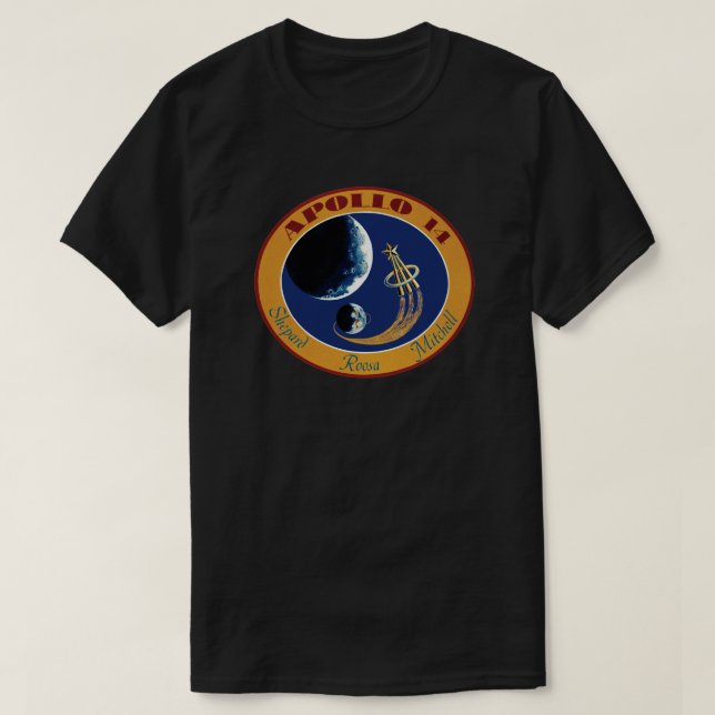 Apollo 14 NASA Mission Patch Logo T-Shirt (Design Front)