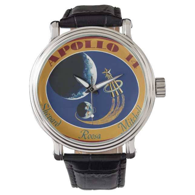 Apollo 14 NASA Mission Patch Logo Watch (Front)