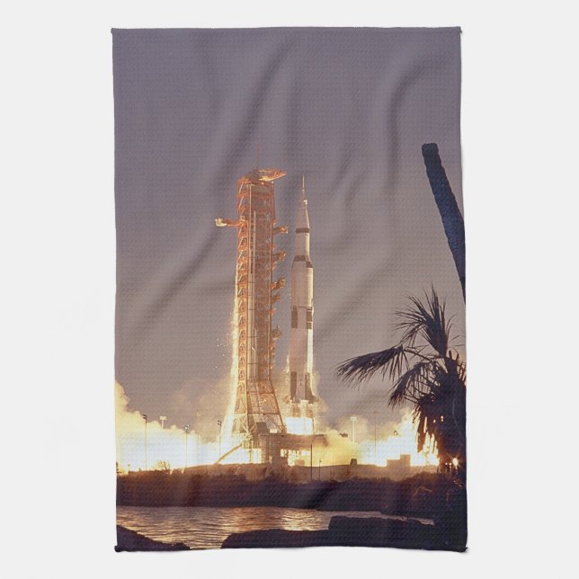 Apollo 14 tea towel (Vertical)