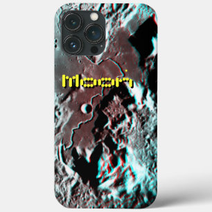 Apollo 15 Landing Site Anaglyph iPhone 13 Pro Max Case