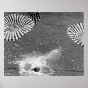 Apollo 15 Splashdown Poster
